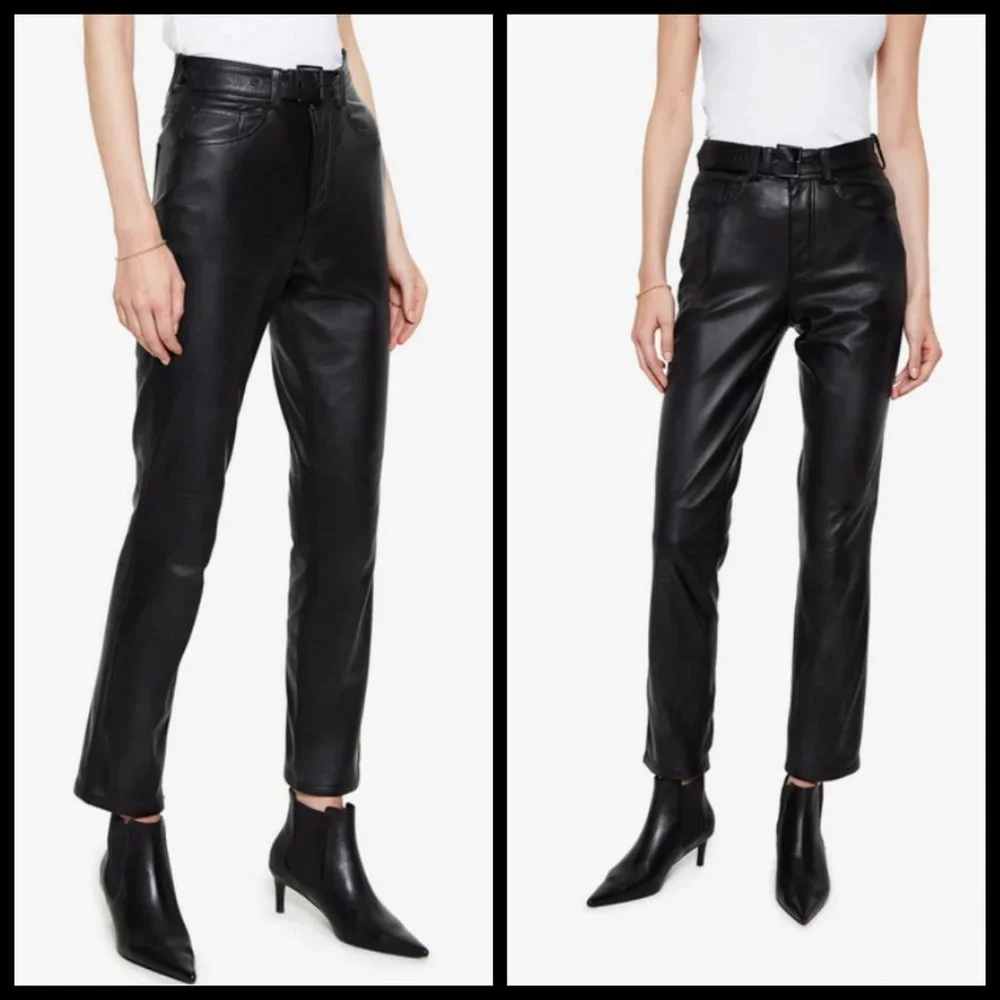 💕ANINE BING💕 Stevie Boots ~ Black Leather 37 New Without Box - Picture 3 of 16